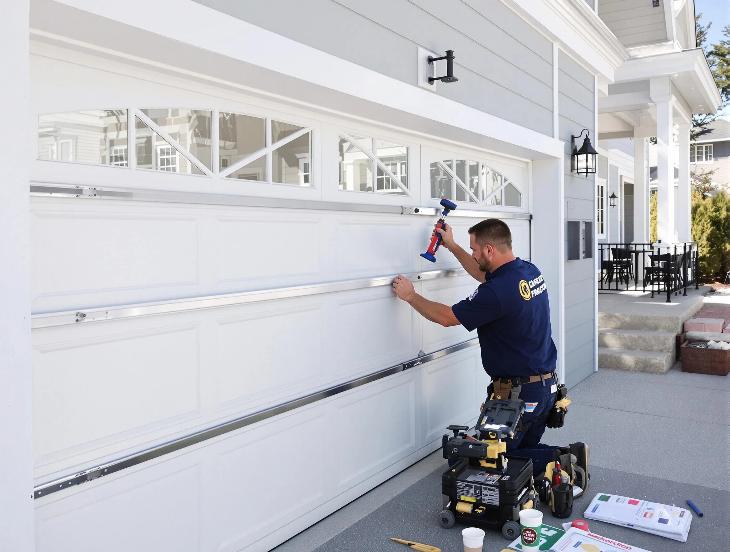 Professional garage door installation by Maplewood Garage Door Repair in Maplewood