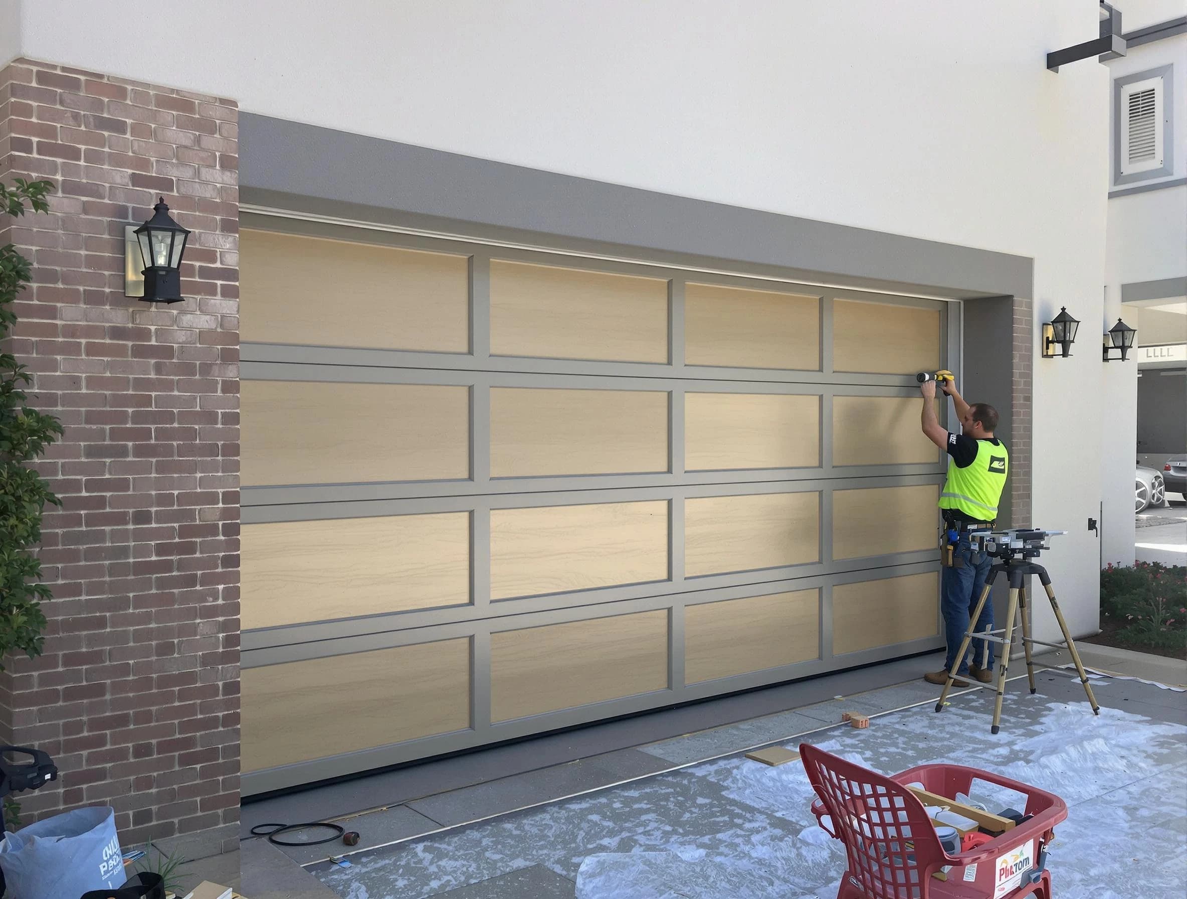 Garage door replacement service by Maplewood Garage Door Repair in Maplewood