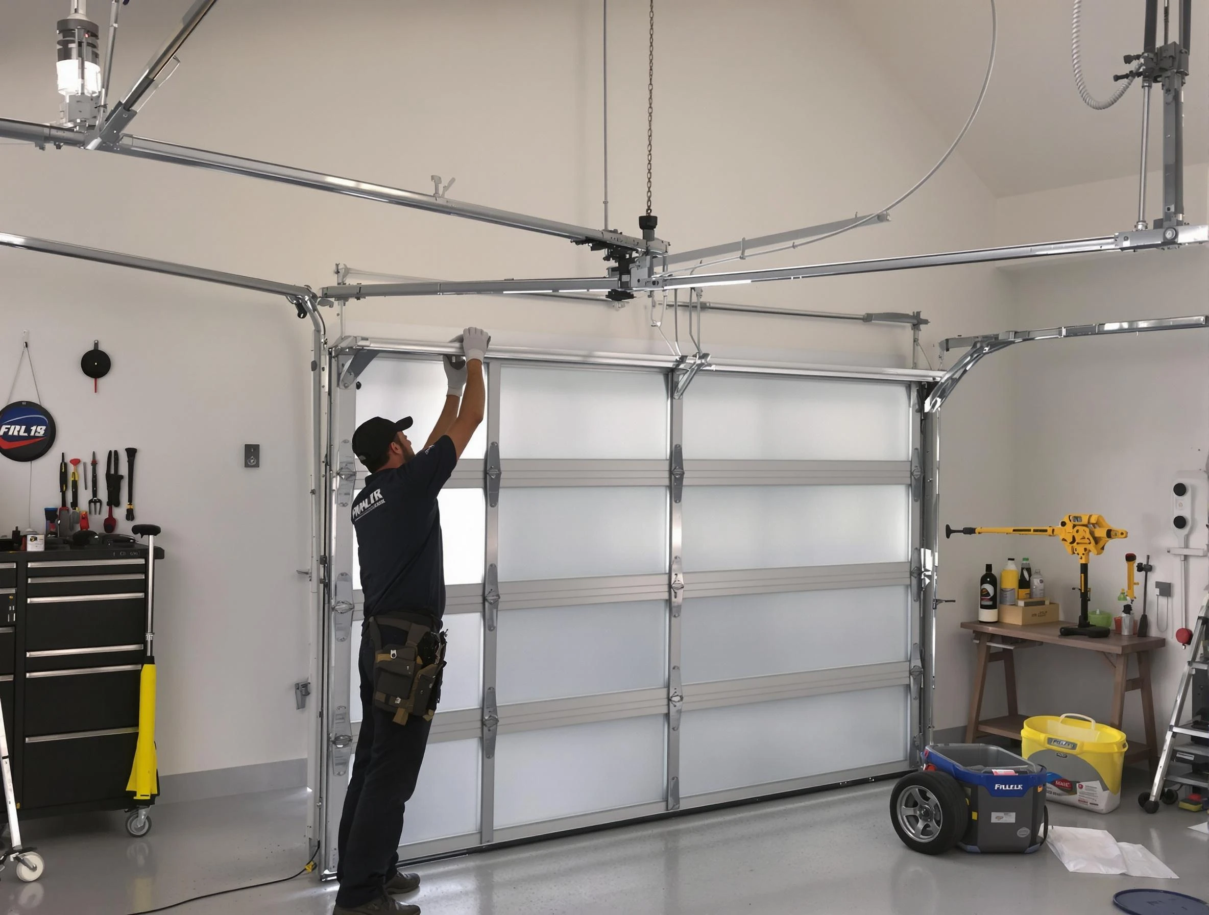 Maplewood Garage Door Repair certified team performing precision garage door installation in Maplewood