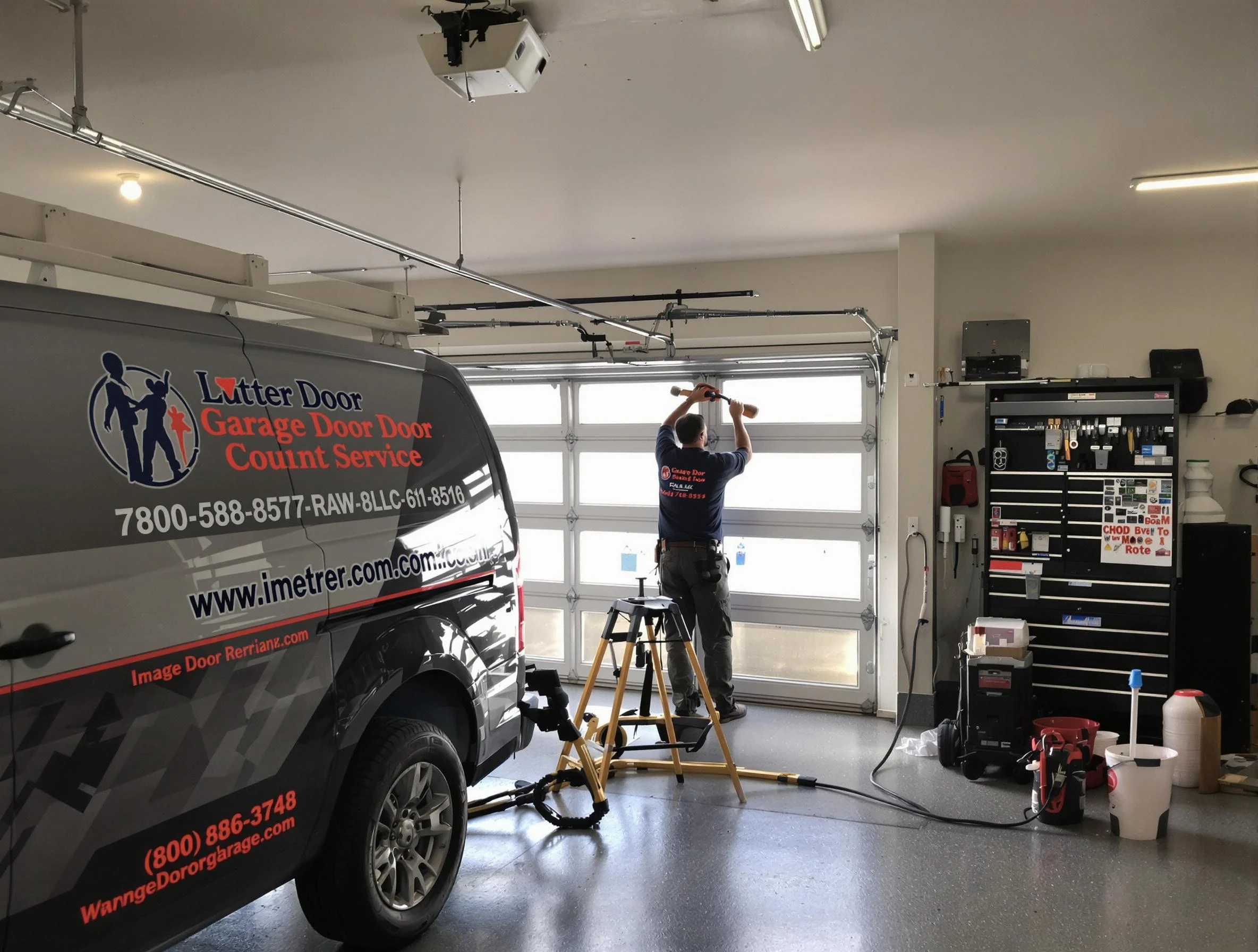Maplewood Garage Door Repair rapid response team performing same-day repair in Maplewood